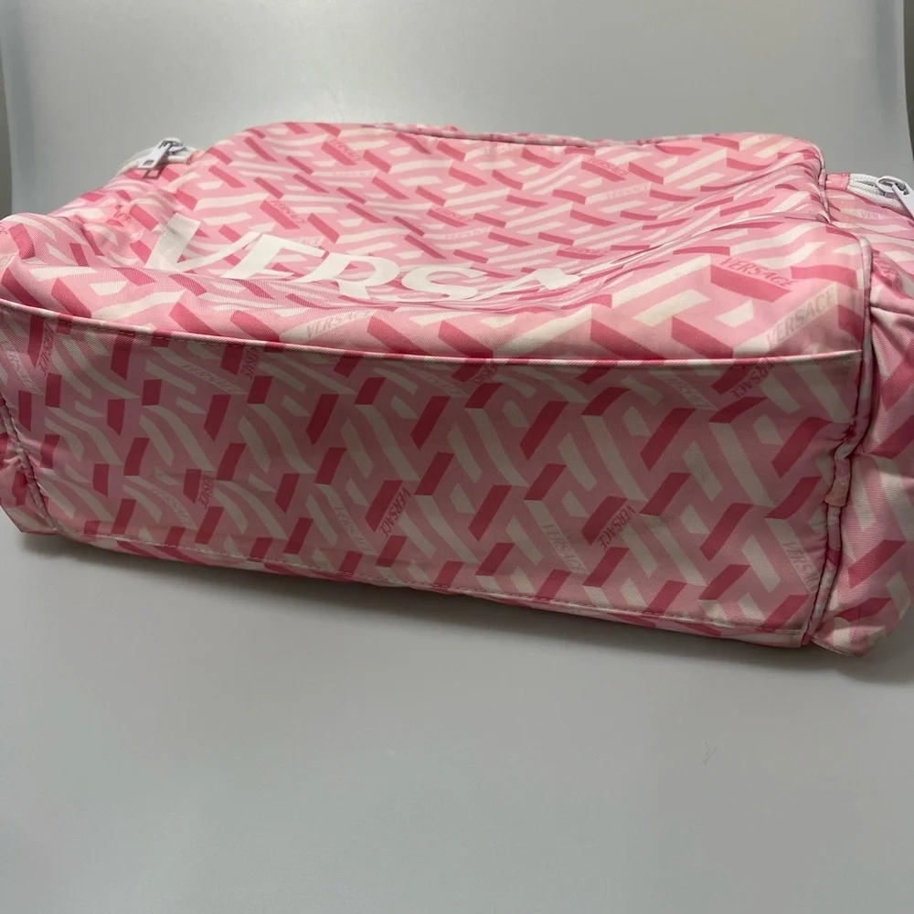 Versace Baby Diaper Shoulder Bag Pink